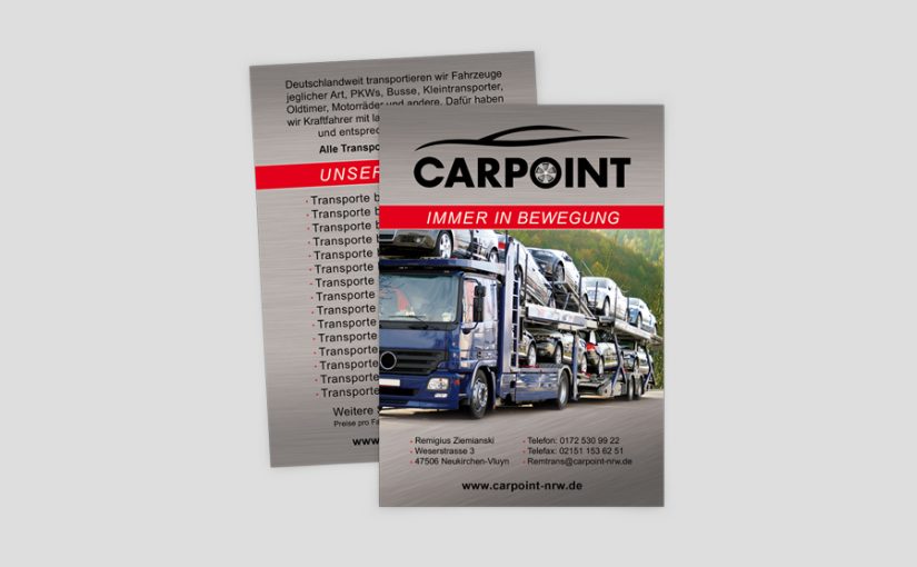 Werbeflyer /// Carpoint